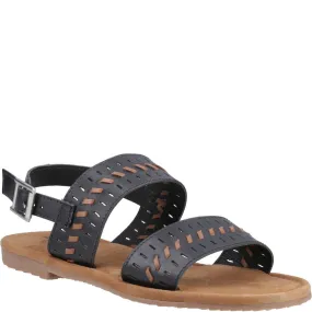 Black Hadley Sandals