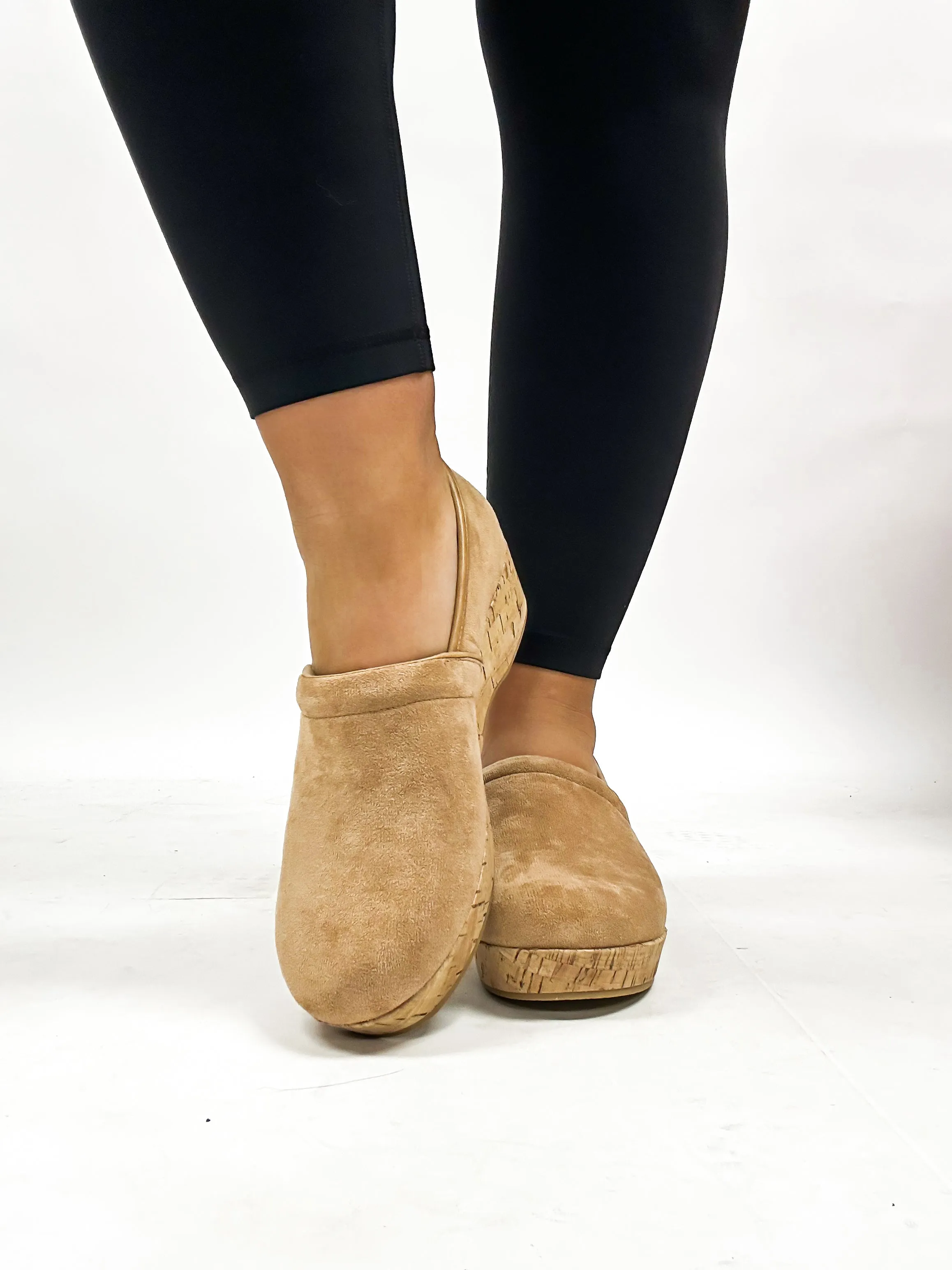 Corky's Camel Faux Suede All Day Shoes FINAL SALE