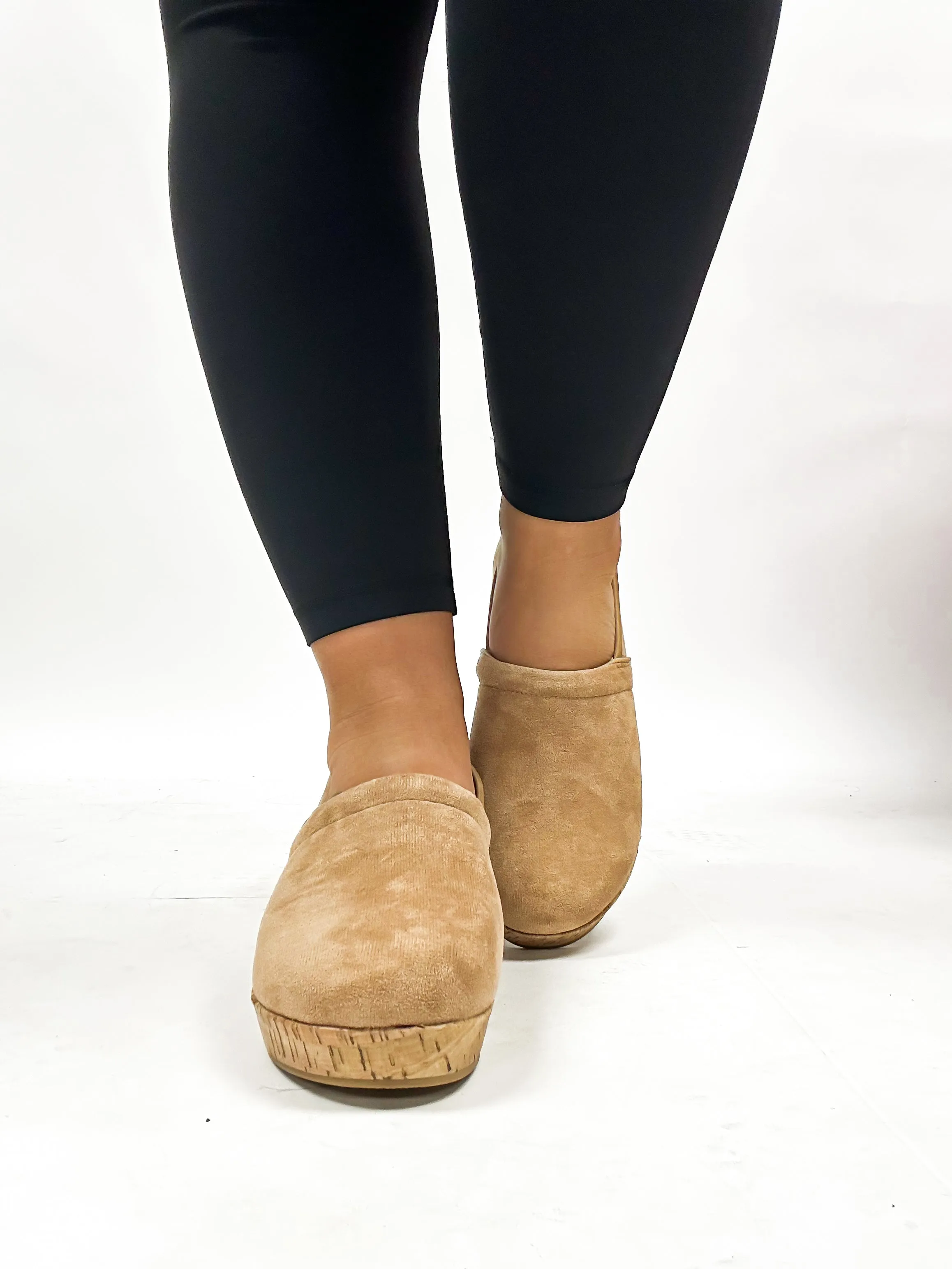 Corky's Camel Faux Suede All Day Shoes FINAL SALE