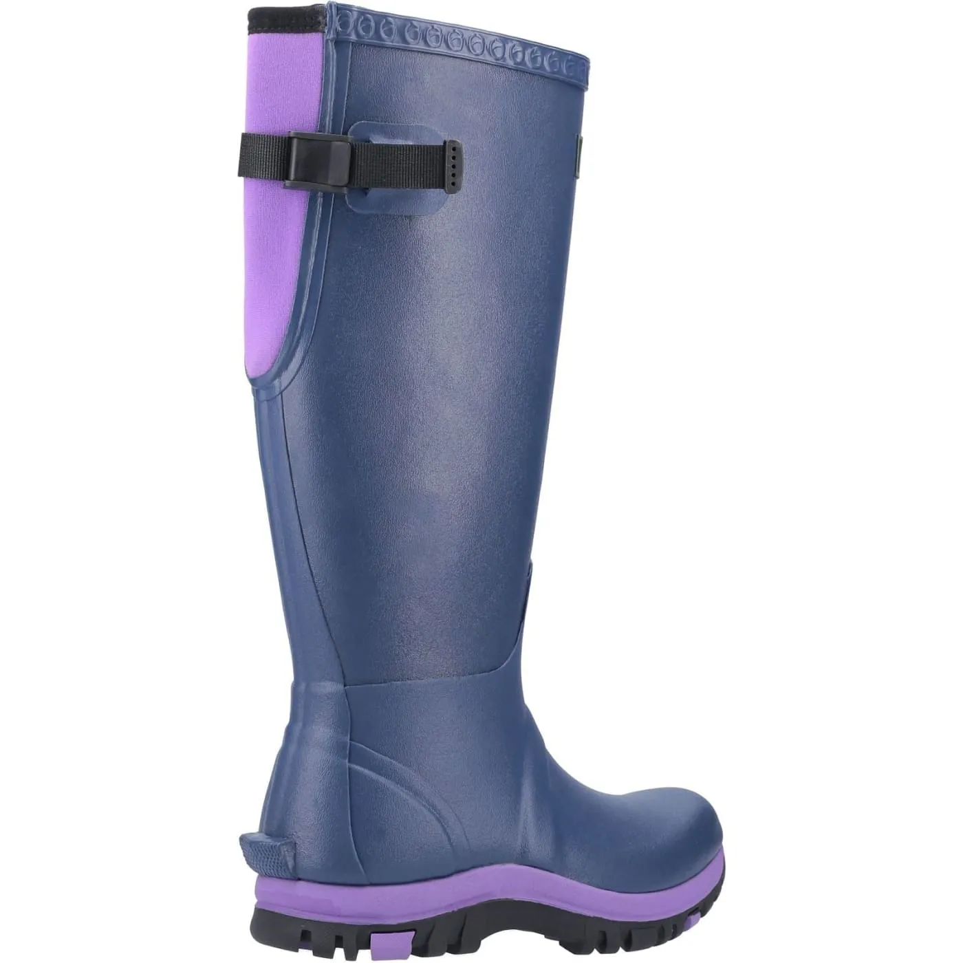 Cotswold Realm Blue Ladies Rubber Wellingtons