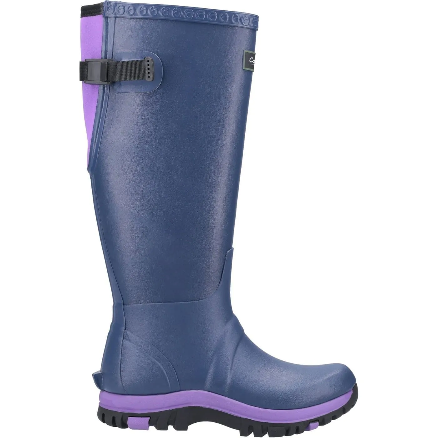 Cotswold Realm Blue Ladies Rubber Wellingtons