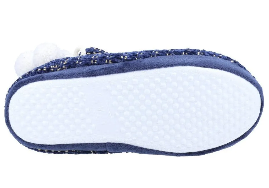 Divaz Saturn Womens Knitted Bootee Slipper