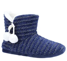 Divaz Saturn Womens Knitted Bootee Slipper