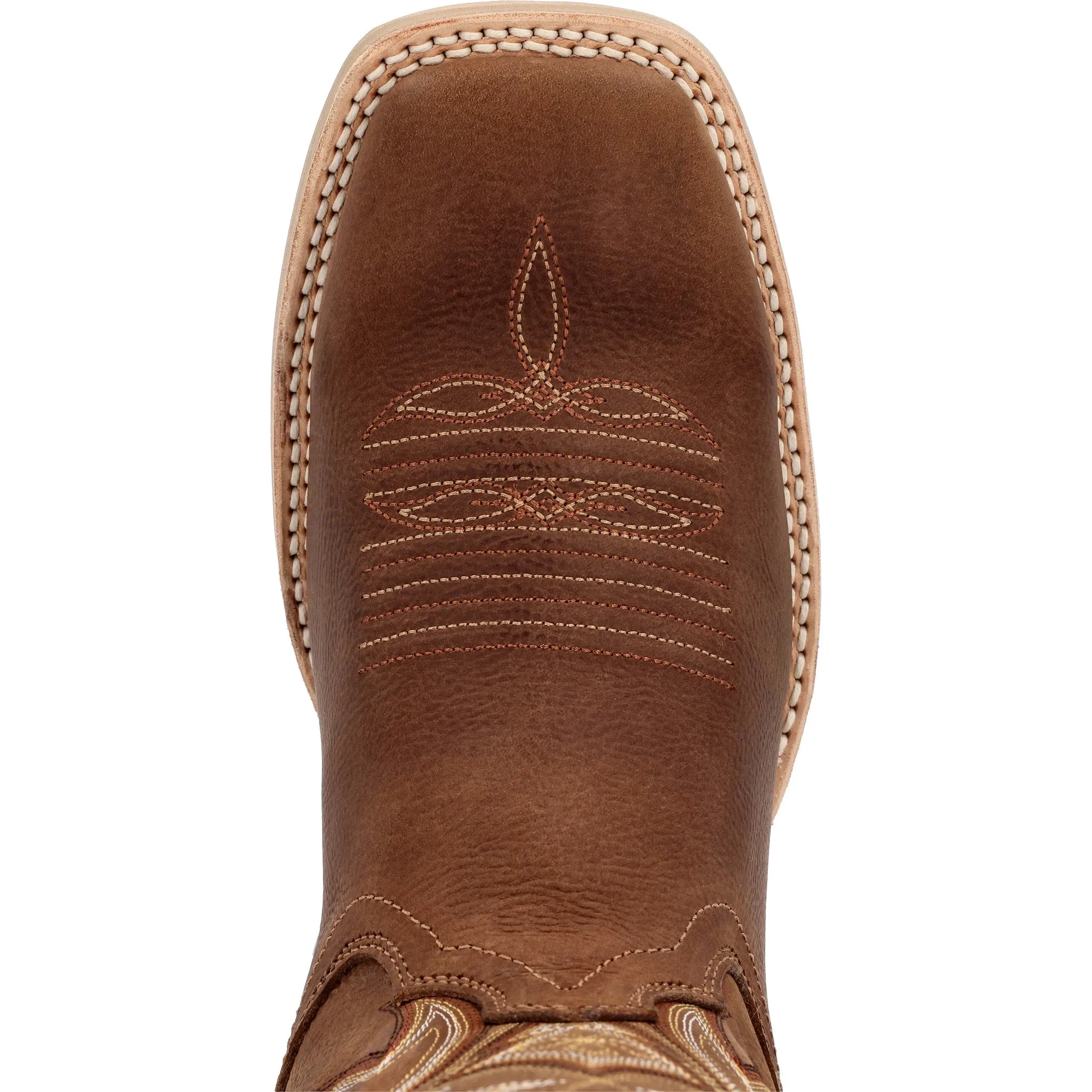 Durango Men's Rebel Pro Lite Coyote Brown Leather Square Toe Boot DDB0359