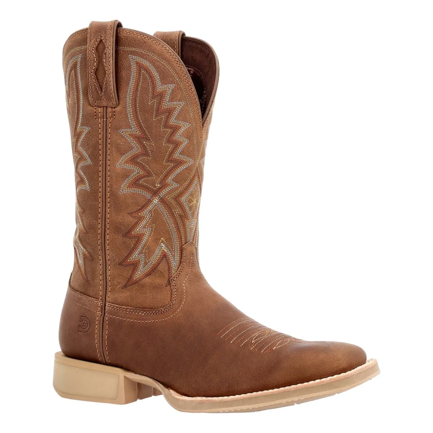 Durango Men's Rebel Pro Lite Coyote Brown Leather Square Toe Boot DDB0359