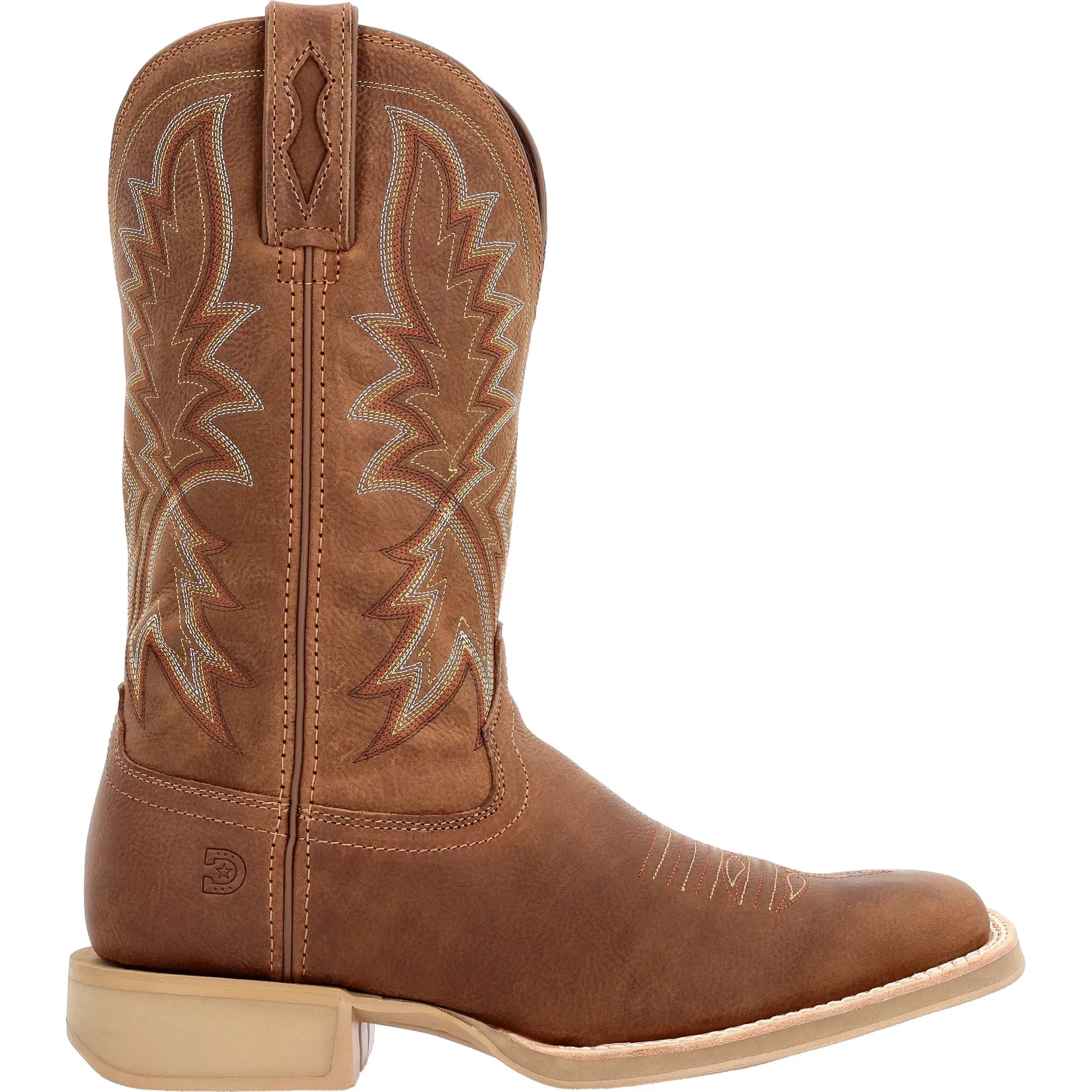 Durango Men's Rebel Pro Lite Coyote Brown Leather Square Toe Boot DDB0359