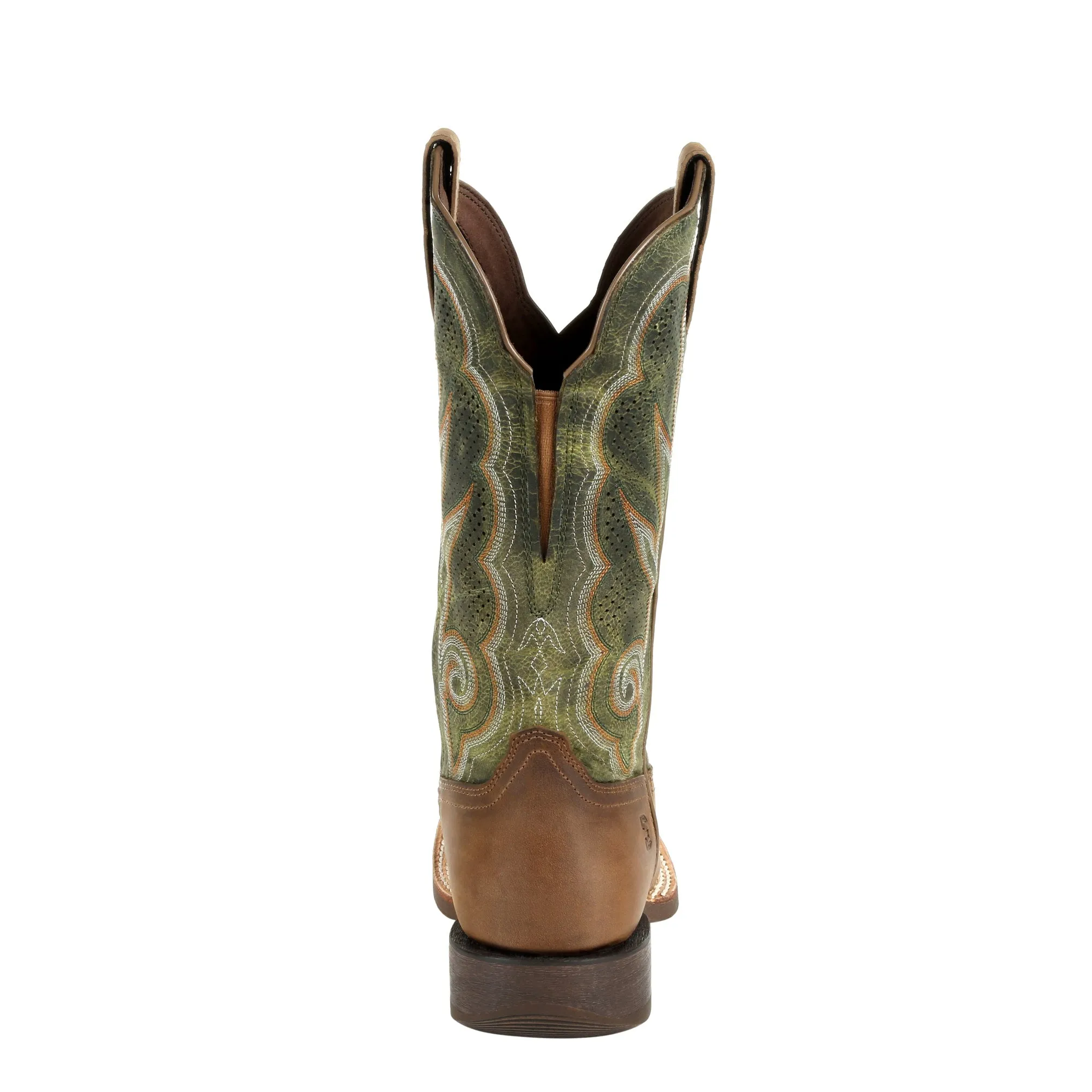 Durango Women's Ventilated Olive Leather Square Toe Boot DRD0378