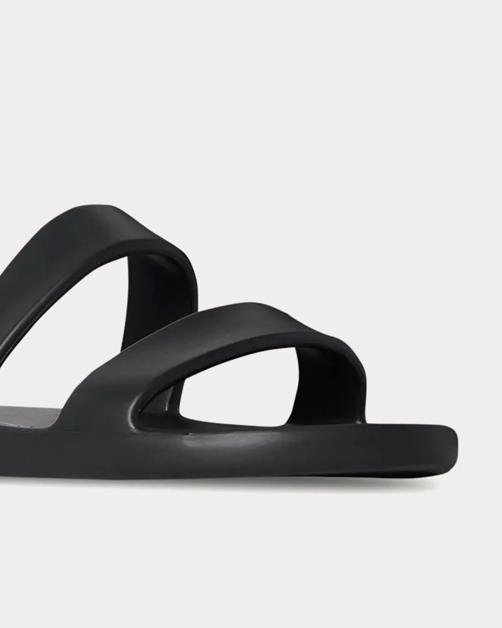 Foam Rubber Black Sandals