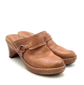 Frye Women's Charlotte 2 70771 Brown Slip-On Block Clog Heels - Size 10M