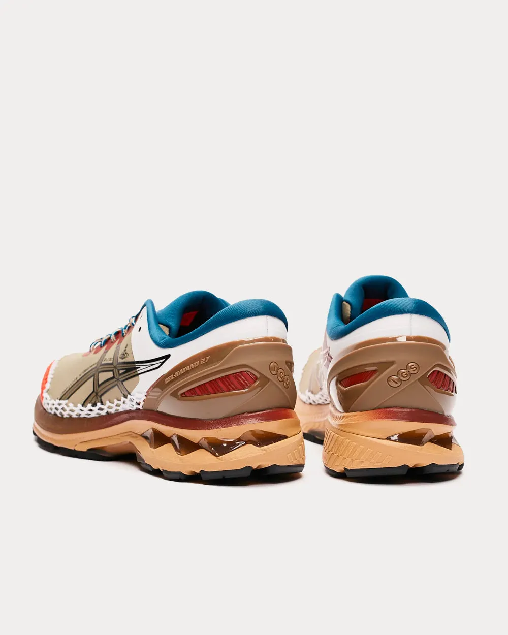 Gel-Kayano 27 De Lichen Green / Ox Brown Low Top Sneakers