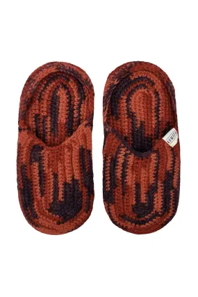  Fleece-lined Knitted Home Slippers