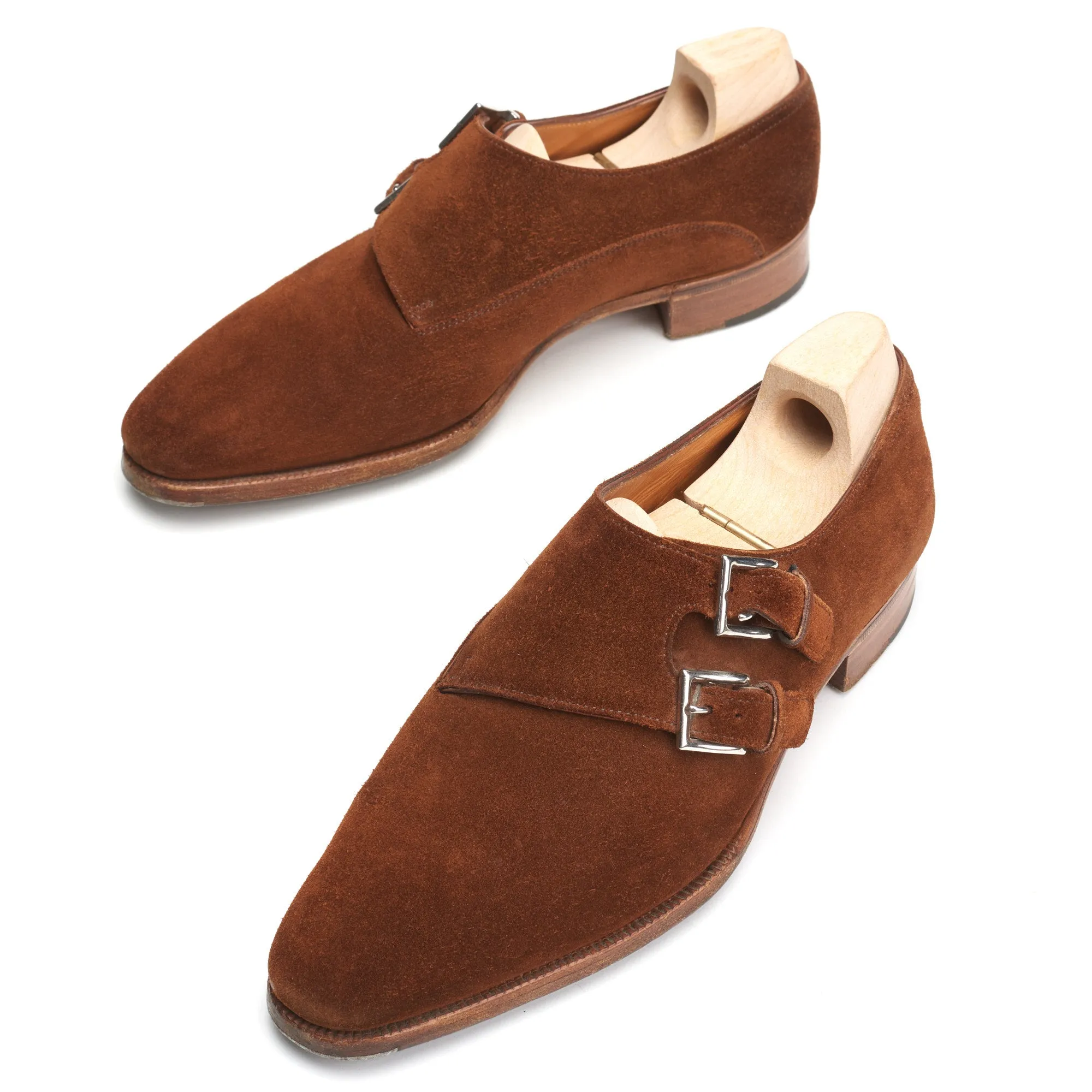 JOHN LOBB By REQUEST Chapel Double Monk Whole-cut Shoes 6.5E US 7.5 Last8000