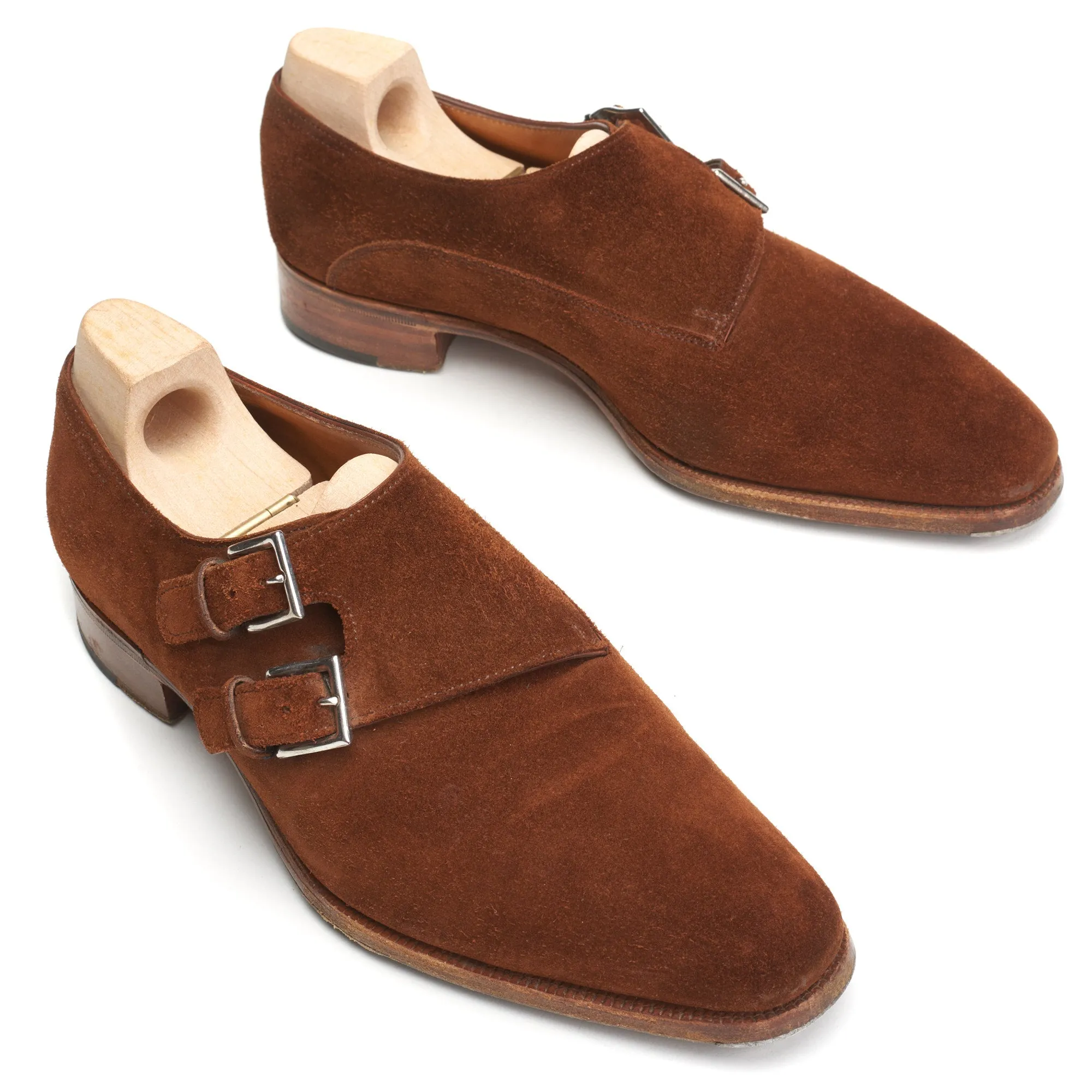 JOHN LOBB By REQUEST Chapel Double Monk Whole-cut Shoes 6.5E US 7.5 Last8000