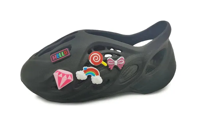Kids Runners Cut Out Slip-On Sandals Catalina