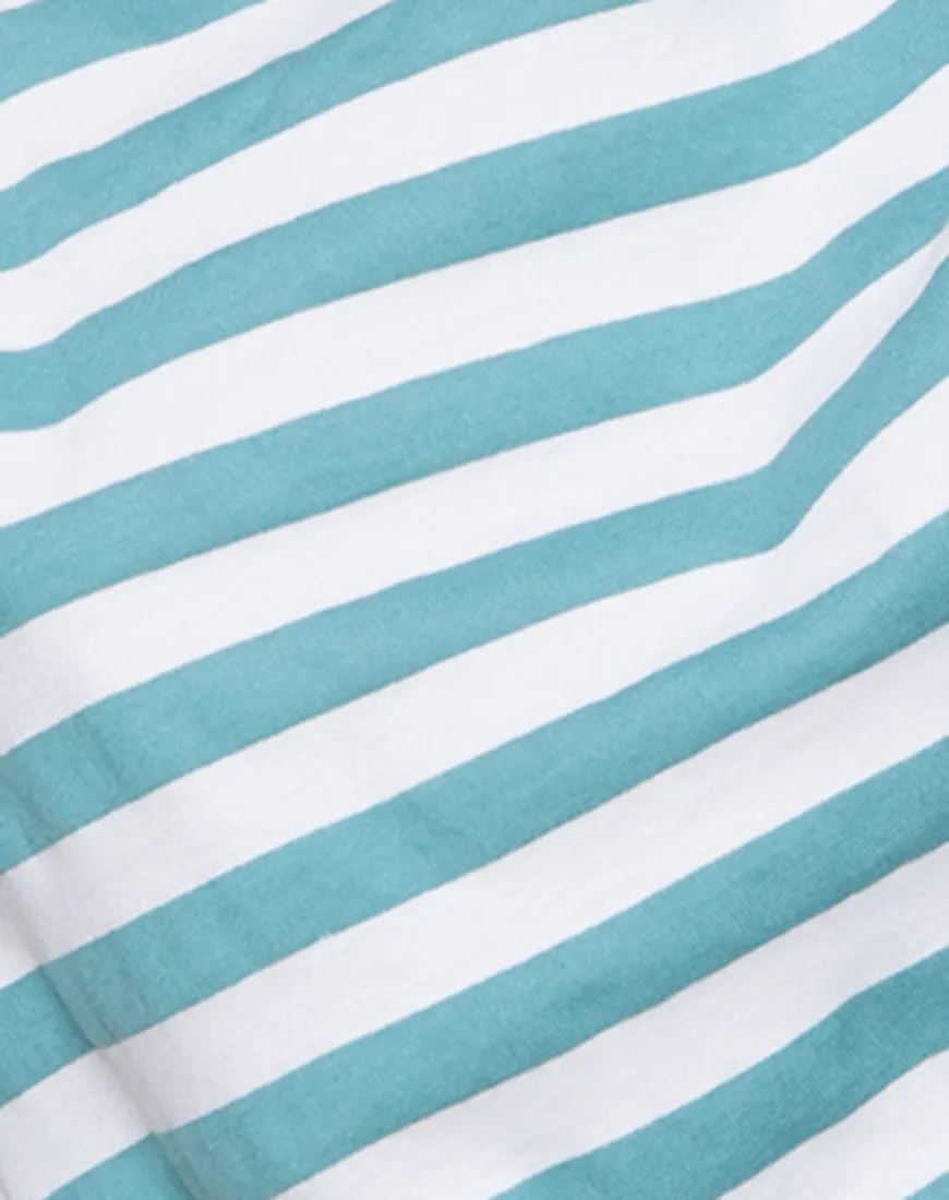 Loose Knot Top in Mid Stripe