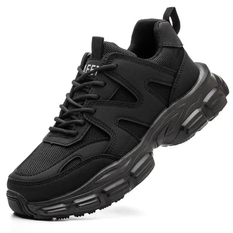 New Anti-Smash & Anti-Puncture Safety Work Sneakers – Lightweight & Breathable