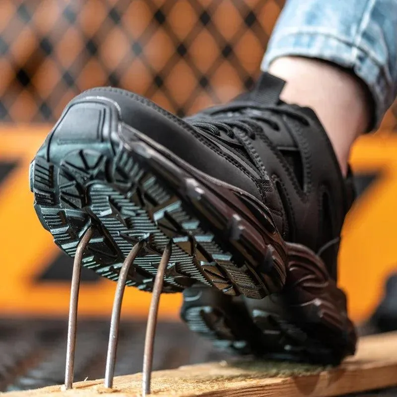 New Anti-Smash & Anti-Puncture Safety Work Sneakers – Lightweight & Breathable