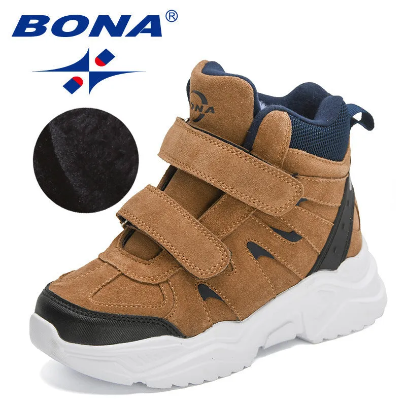 New Designers High Top Snow Boots Warm Plush Lining Walking Shoes