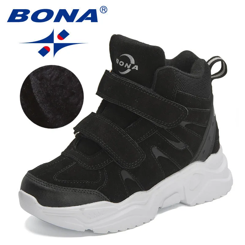 New Designers High Top Snow Boots Warm Plush Lining Walking Shoes