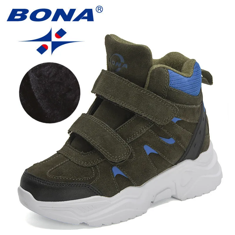 New Designers High Top Snow Boots Warm Plush Lining Walking Shoes