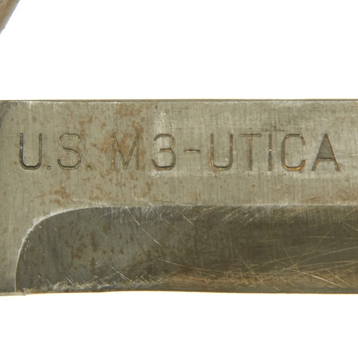Original U.S. WWII M3 Utica Fighting Knife with M8A1 Scabbard - Excellent Condition