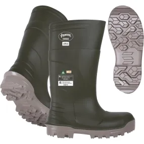 Pioneer Ultra Boots, Polyurethane, Steel/Composite Toe, Size 10, Puncture Resistant Sole