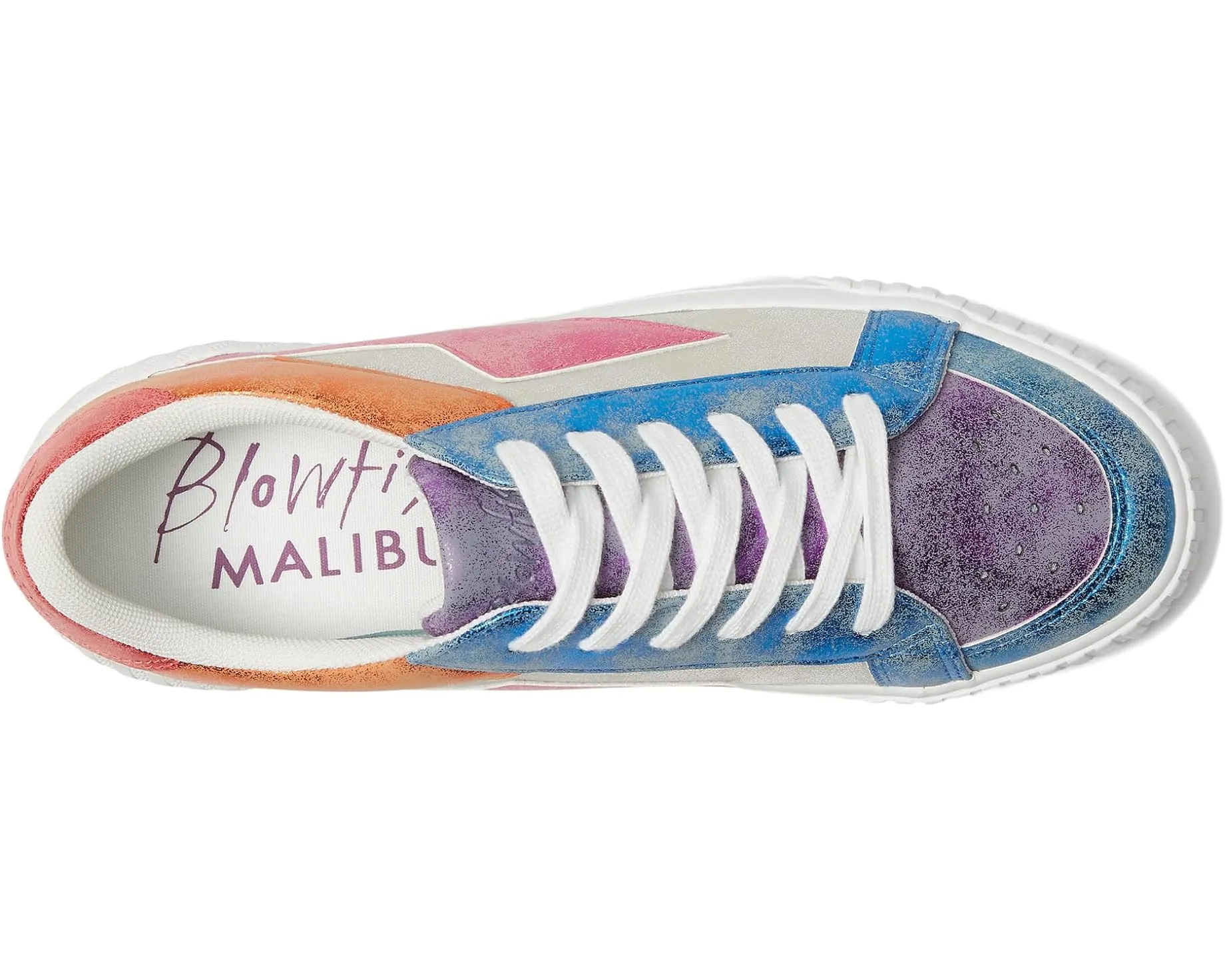 Rainbow Metallic Willa Sneakers by Blowfish