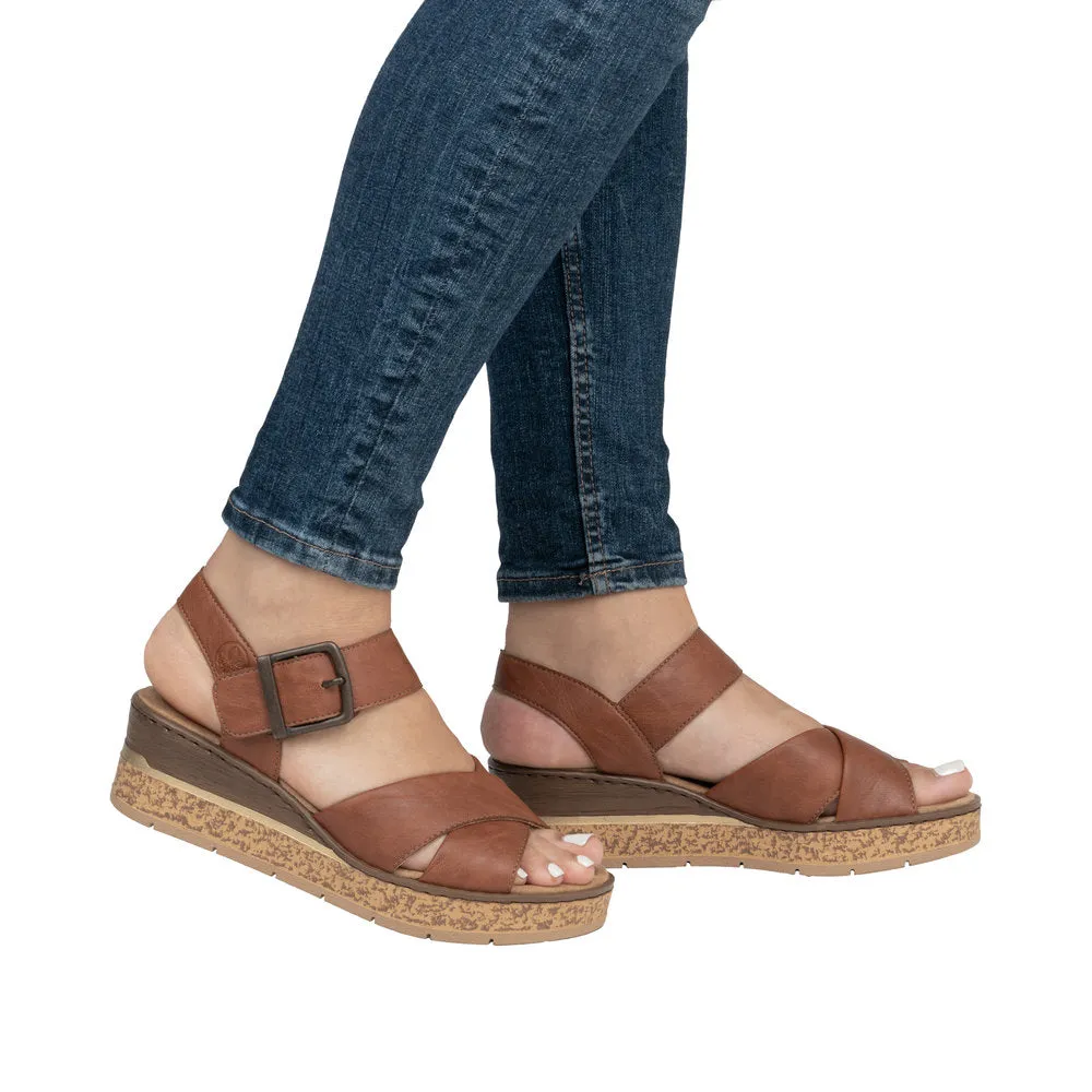 Rieker Wedge Strap Sandal|6379522