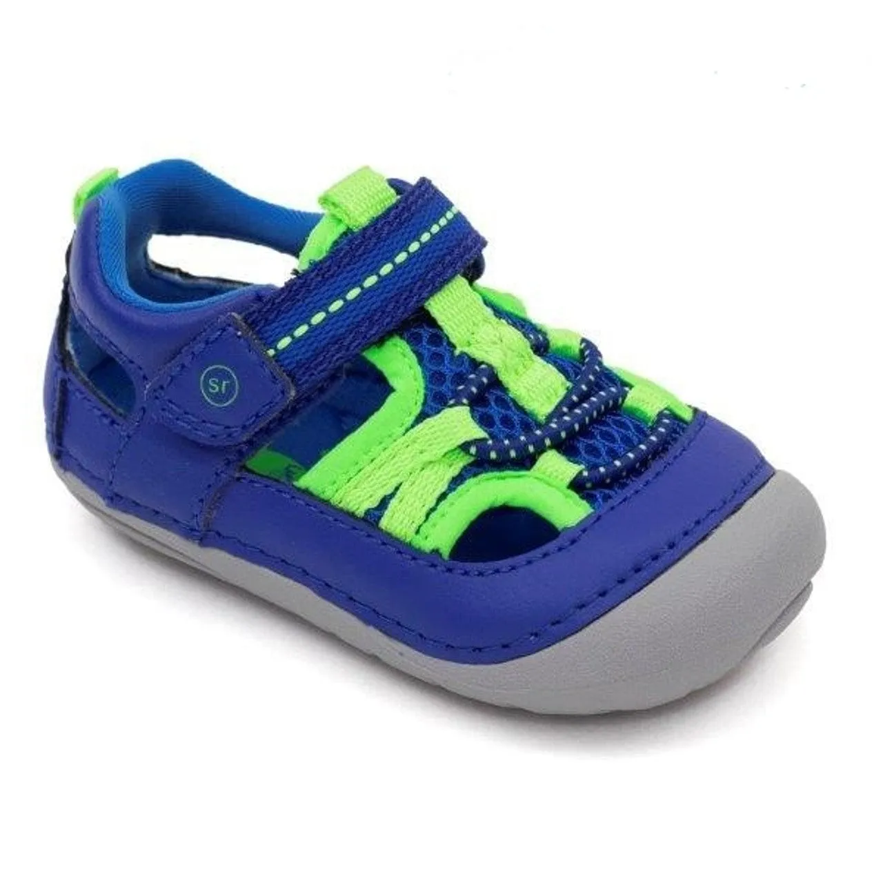 Stride Rite Tobias Soft motion Sandal - Blue/lime
