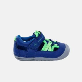 Stride Rite Tobias Soft motion Sandal - Blue/lime