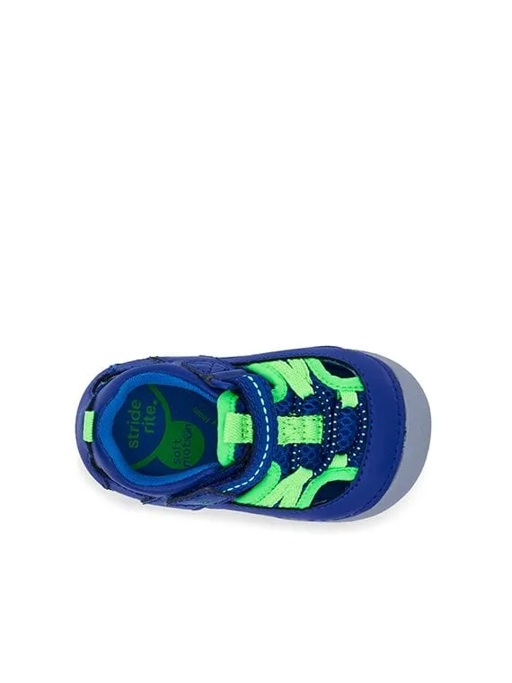 Stride Rite Tobias Soft motion Sandal - Blue/lime