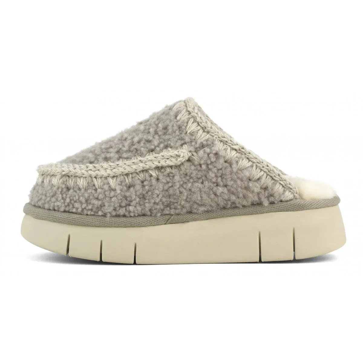 The Bounce Clog Curly Sheepskin