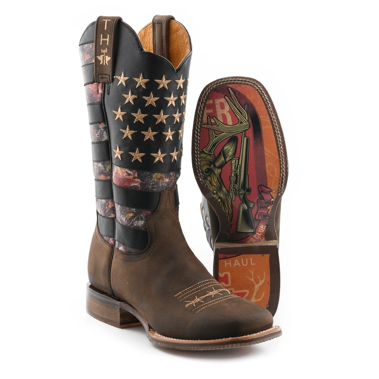 Tin Haul Men's Open Season / Deer Hunter Square Toe Boots 0470