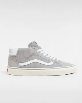 VANS Unisex Mid Skool 37 Trainers - Drizzle / White