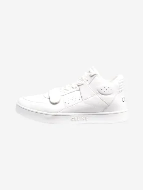 White Ct-02 leather mid-top trainers - size EU 39