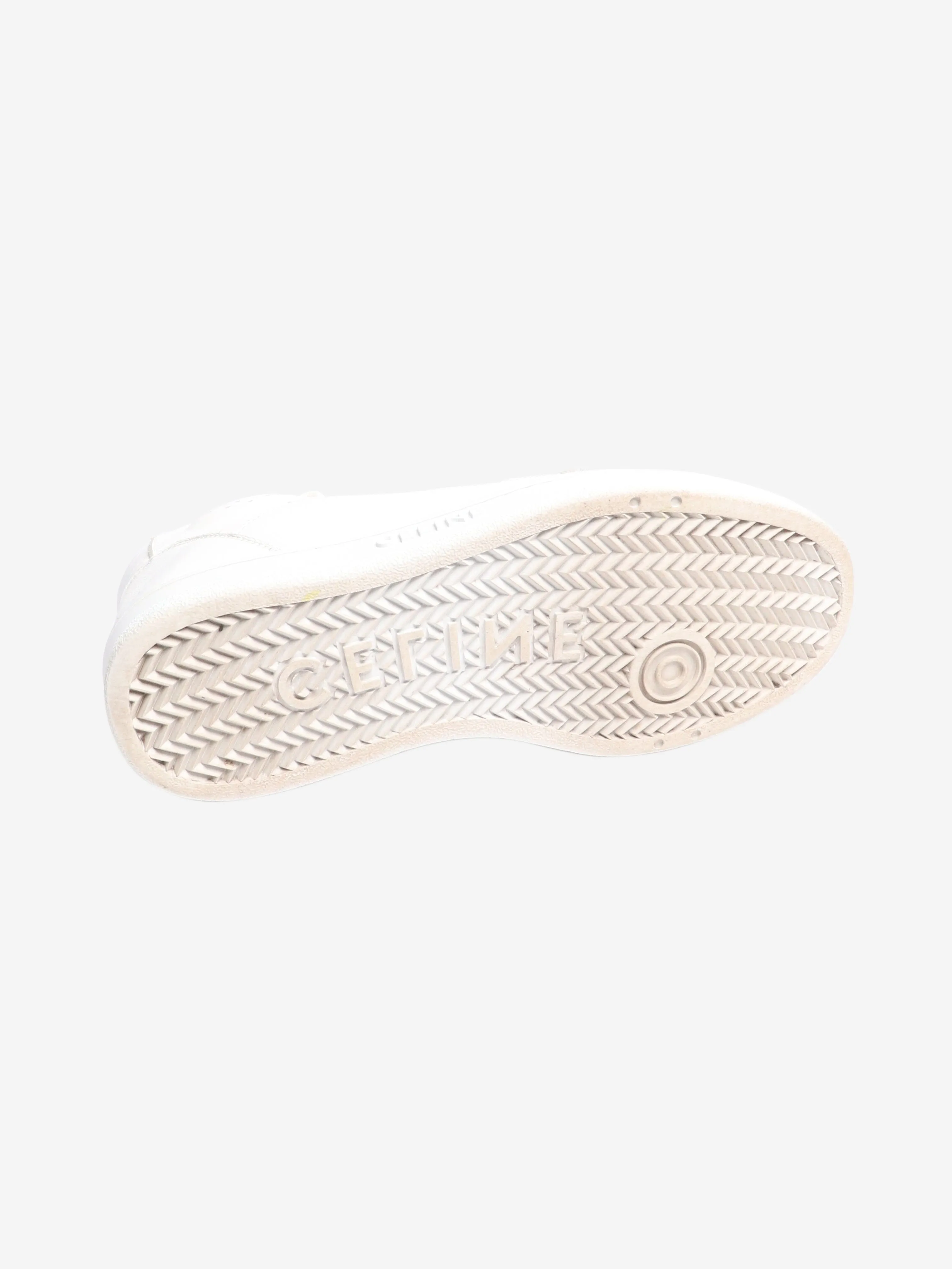 White Ct-02 leather mid-top trainers - size EU 39