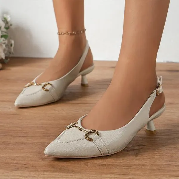 Women's Fashion Horsebit High Heel Sandals 44029595S